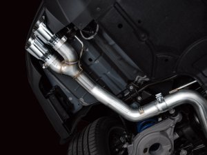 Ford Mustang Performance Exhaust - AWE Tuning - Cat-Back Track Edition - Chrome Silver - 2024+ Ford Mustang Performance Exhaust - AWE Tuning - Cat-Back Track Edition - Chrome Silver - 2024+